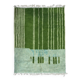 Tapis Vert Contemporain - 304 x 258 cm