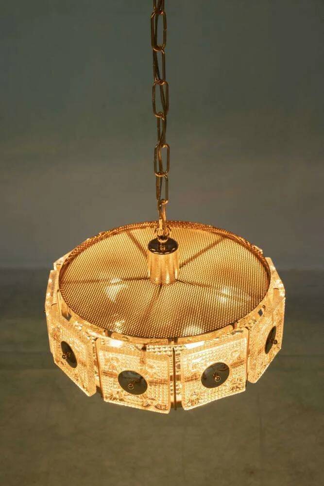 Vintage suspension design Orrefors Sweden, Carl Fagerlund