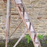 Antique wooden stepladder