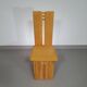 Mycene chair by Ferdinando Meccani for Meccani Arredamenti, 1978. Cherry chair. Dimensions 43.5 x 44