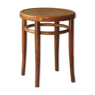 Wooden-curved bistro tabouret by Horgen-Glarus Switzerland ca.1925