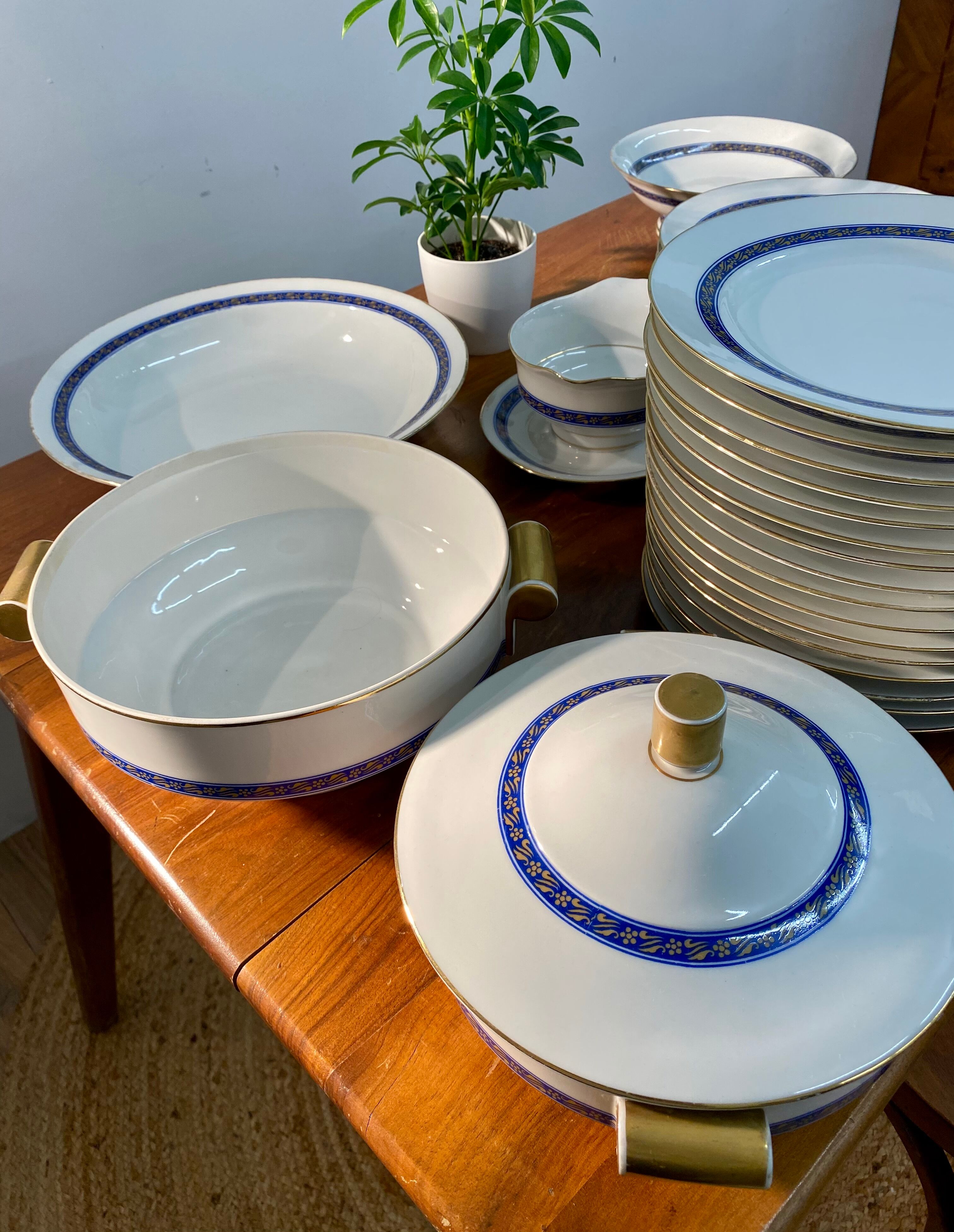 Limoges porcelain service