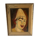 Peinture à l'huile sur bois