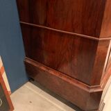 Old mahogany veneer cabinet