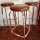 Ensemble de trois tabourets de bar vintage