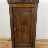 Old rustic back furniture, column, solid wood