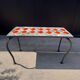 Ceramic coffee table with scales from the 1950s.