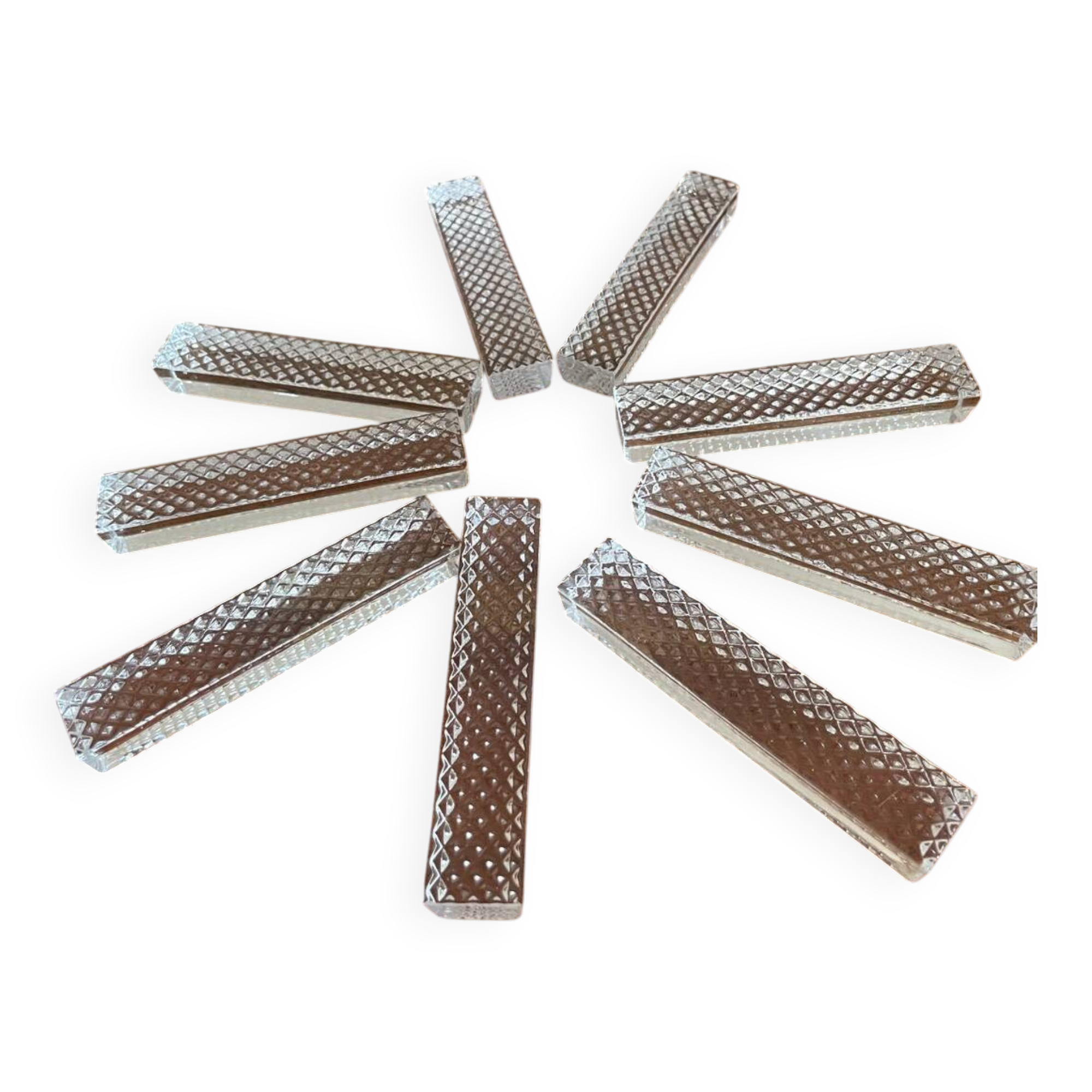 9 glass knife holders