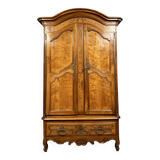 Louis XV period Provençal armoire in walnut and marquetry