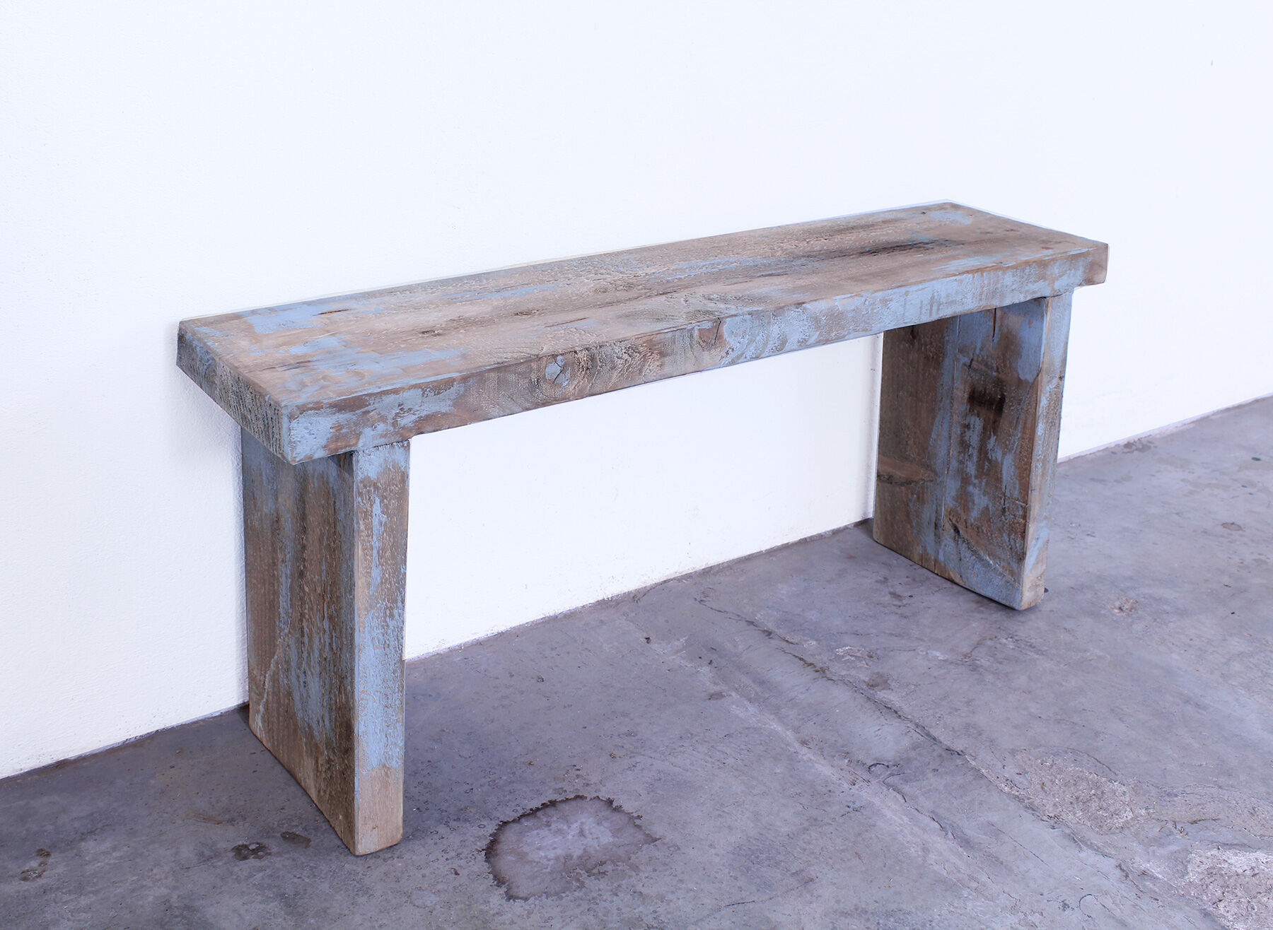 Beautiful wooden painter bench patina