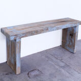 Beautiful wooden painter bench patina