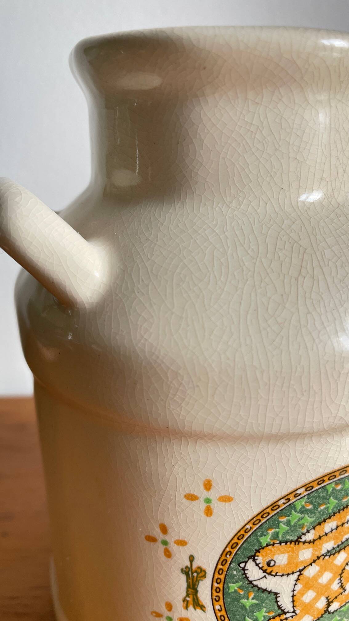 Vase lapin céramique taiwan vintage