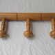 Wooden coat rack