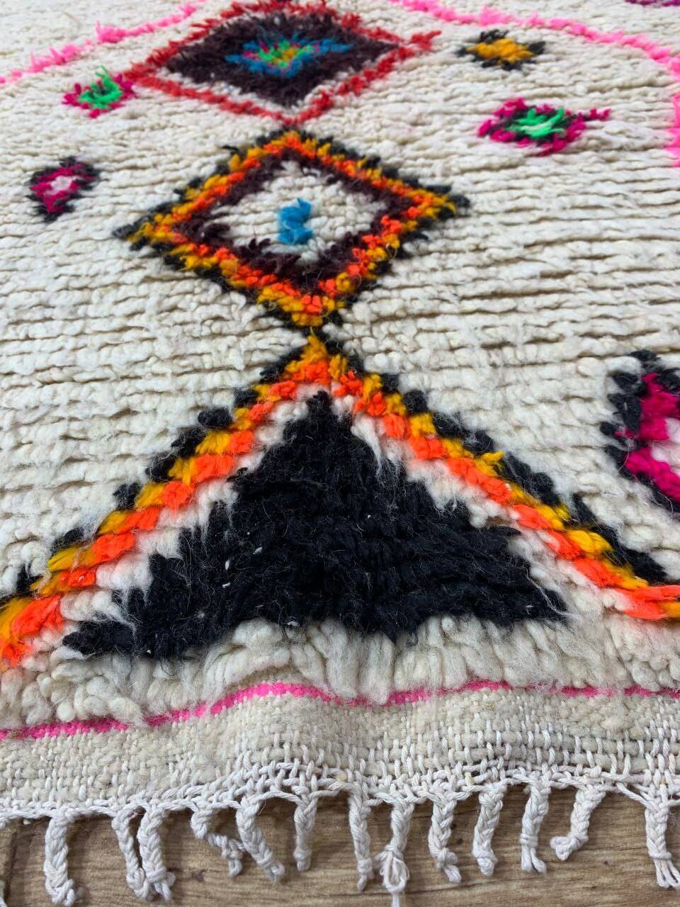 Handmade Moroccan Berber rug 240 x 147 cm