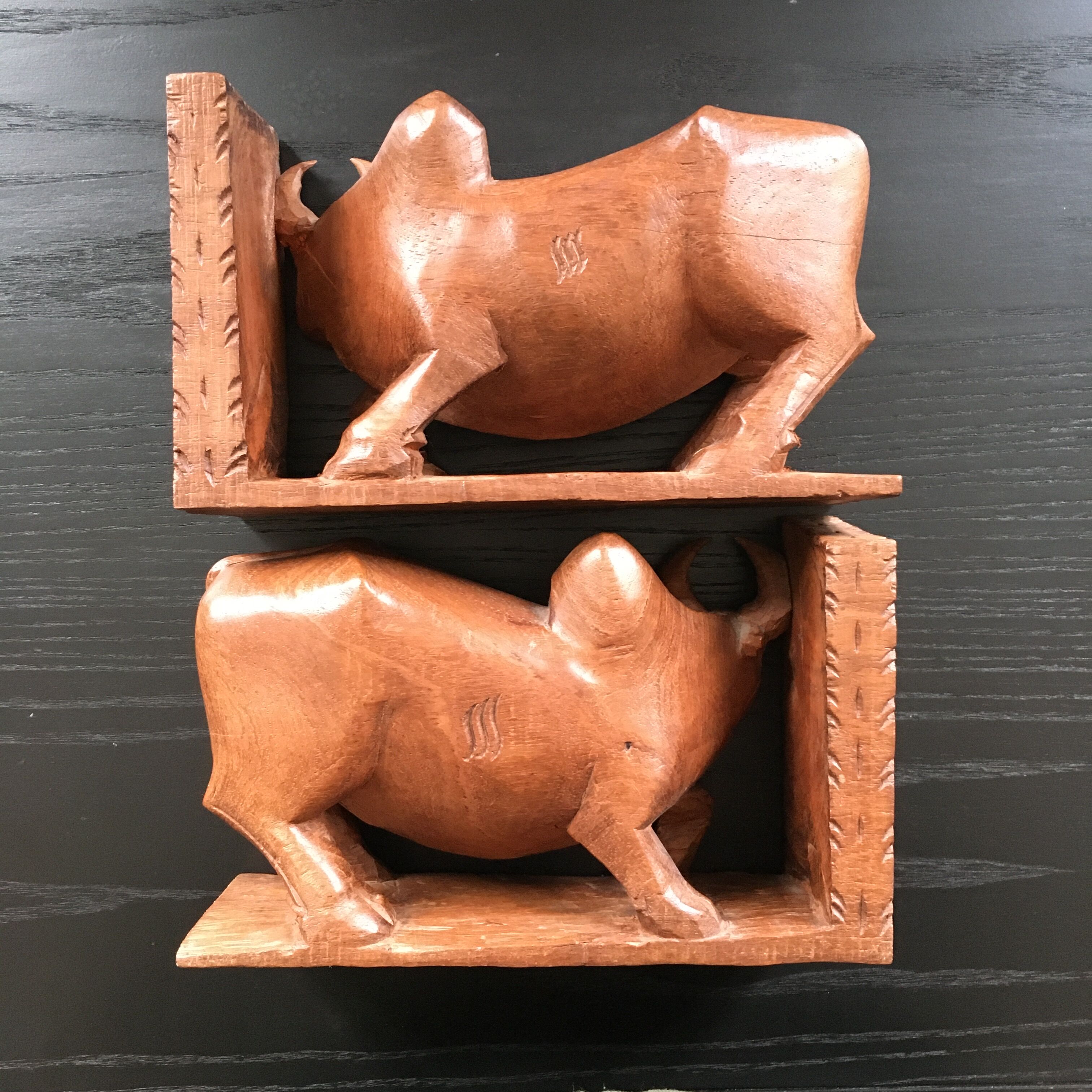 Pair of greenhouse buffalo books