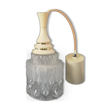 Lampe de plafond vintage des années 1950, style moderne du milieu du siècle.
