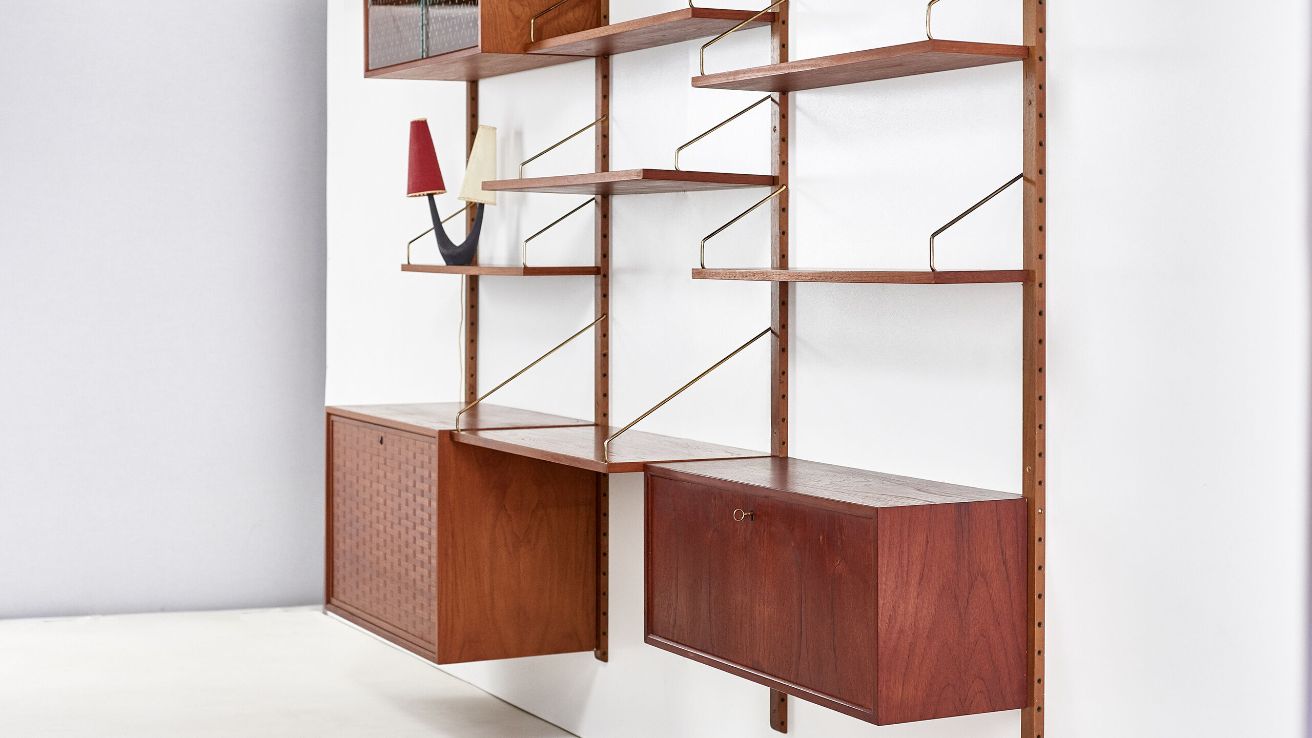 Poul Cadovius for Cado, "Royal System" wall unit, Denmark 1950