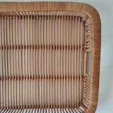 Rectangular rattan top