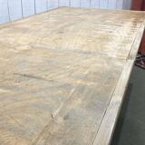1970s workshop table with metal base
