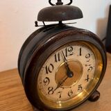 Antique wooden alarm clock / table clock