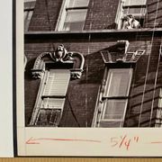 A suspended look Apartment fire escape New York City – 1953