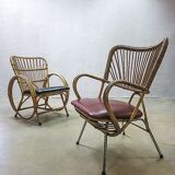 Armchair in rattan Rohe