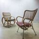 Armchair in rattan Rohe