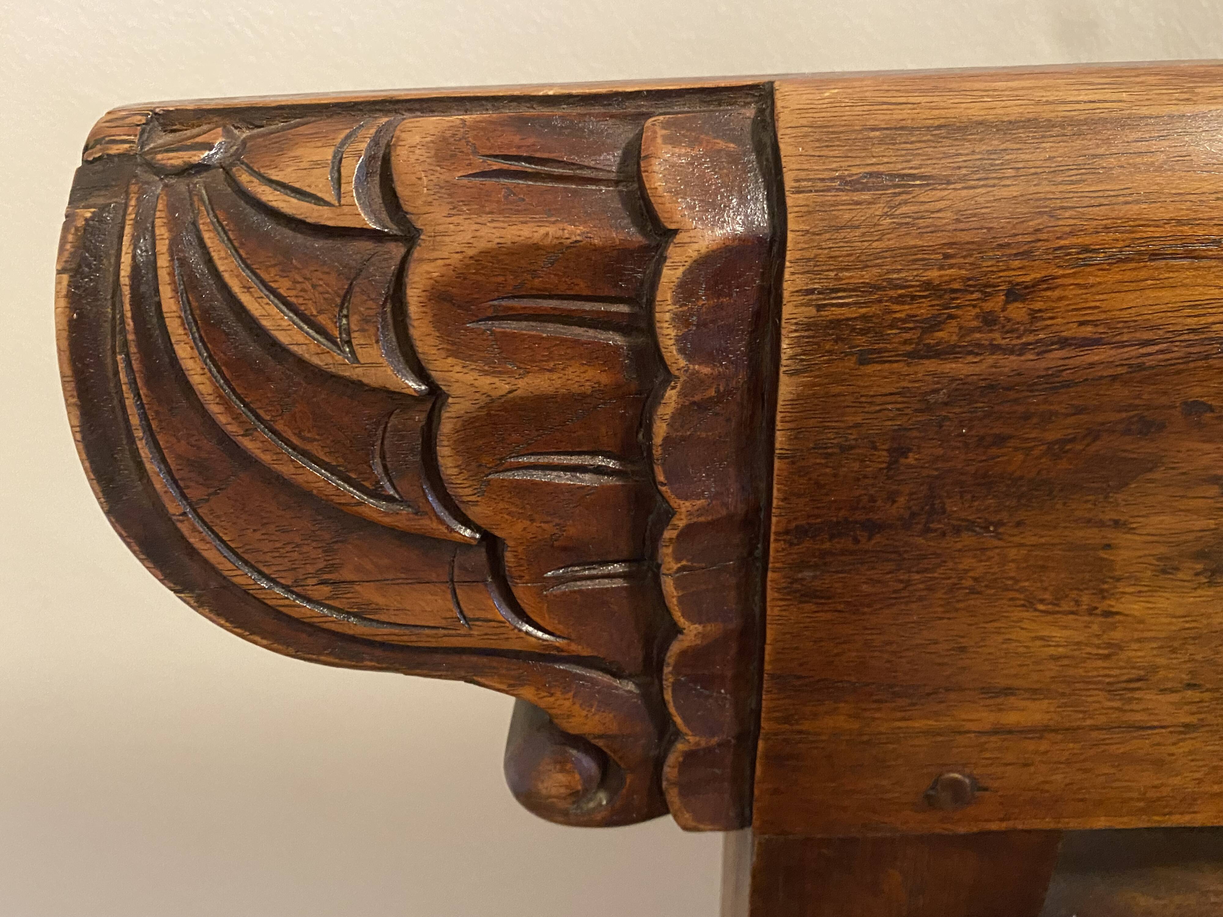 Indonesian wooden bench