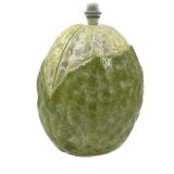 Ceramic cauliflower-shaped lamp base, Italy 1970s