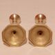 Pair of brass candle holders from the 50s