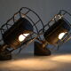Paire de lampes vintage 50's de laboratoire bbt krauss