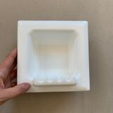Built-in ceramic wall soap dish