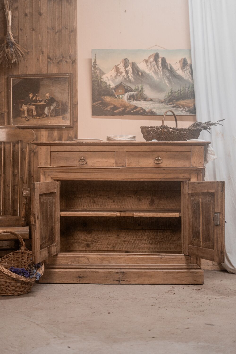 Renovated antique sideboard
