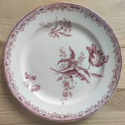 6 assiettes à dessert modèle Fontanges par Sarreguemines