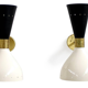 Wall lamp in the style of Italian creations of the 50s