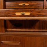 Mid-Century Teak High Sideboard, Denmark, 1960s