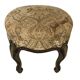 Green lacquered wood stool