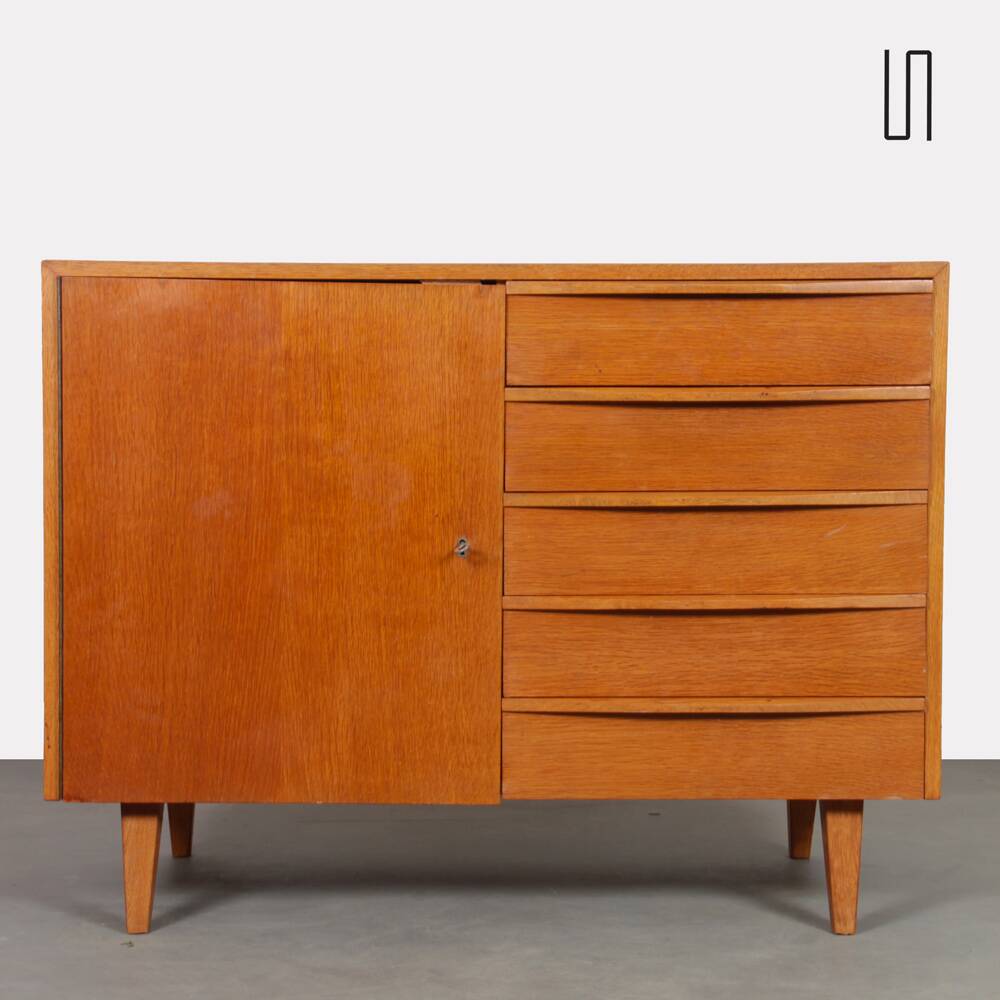 Commode en bois produite par Drevozpracujici podnik, 1960