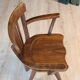 Fauteuil américain en chêne