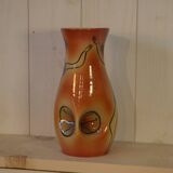 Accolay Dancer Ceramic Vase Signed JC 1960s