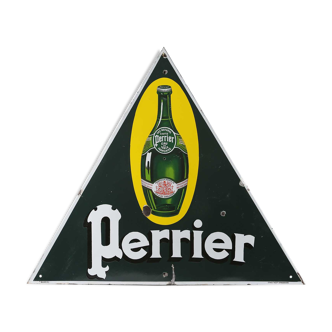 Enamelled advertising sign perrier