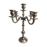 Chandelier 5 branches in silver metal color