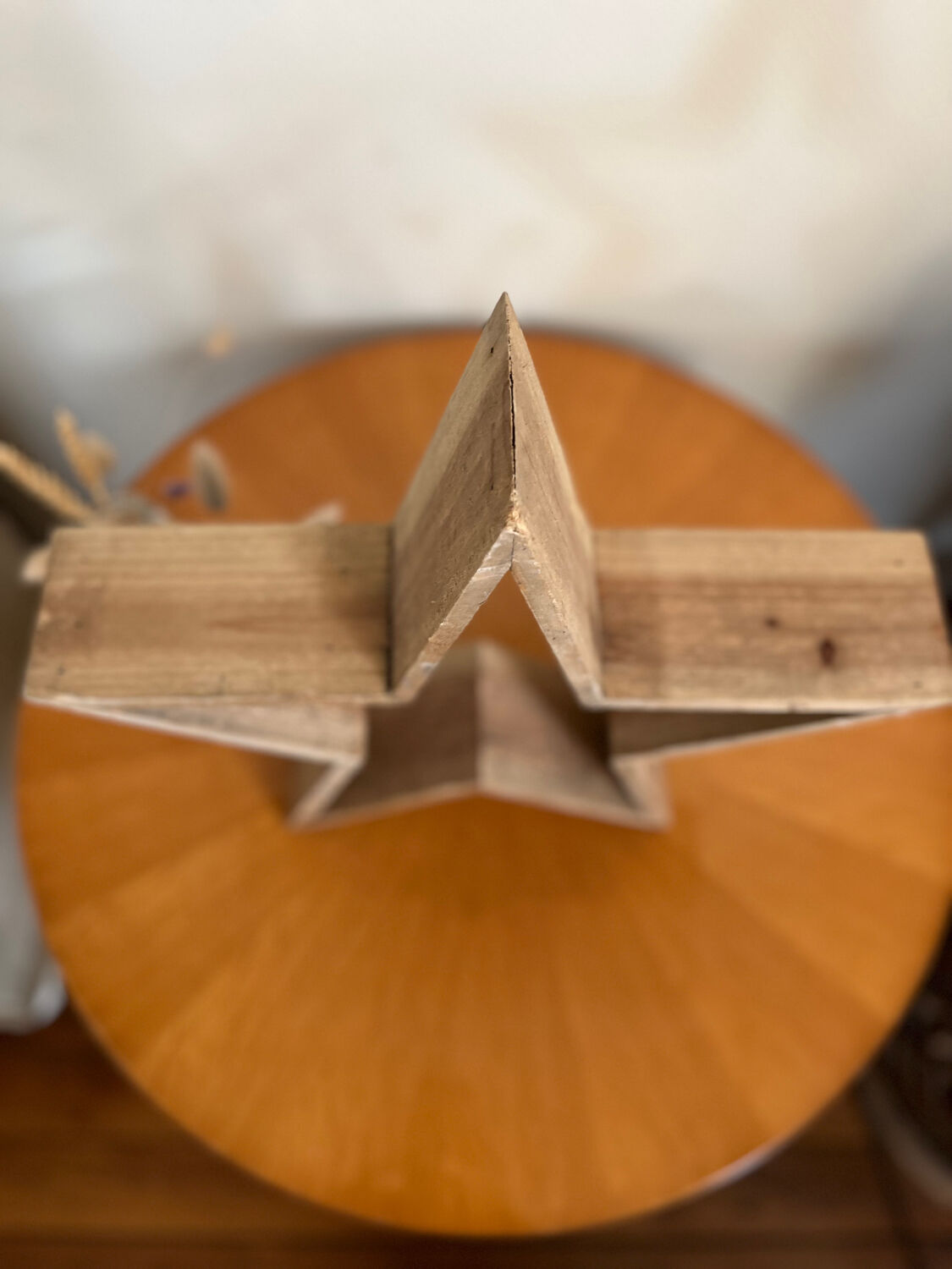 Old wooden star
