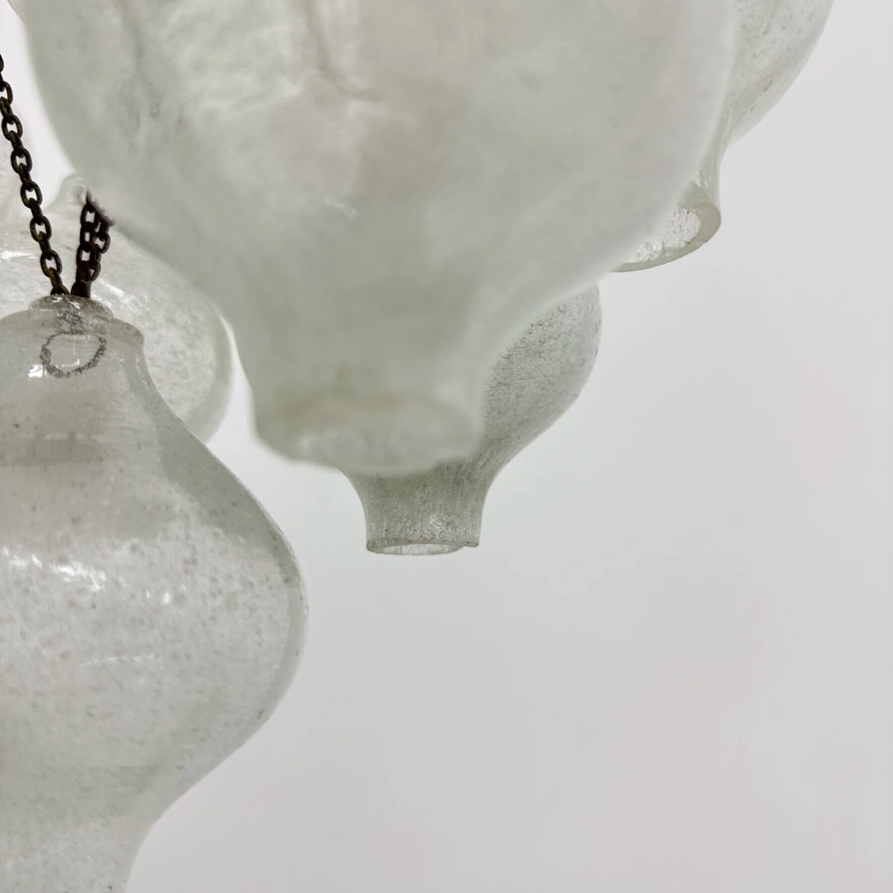 Mid-century Tulipan glass flushmount by Kalmar, Austria, 1960s