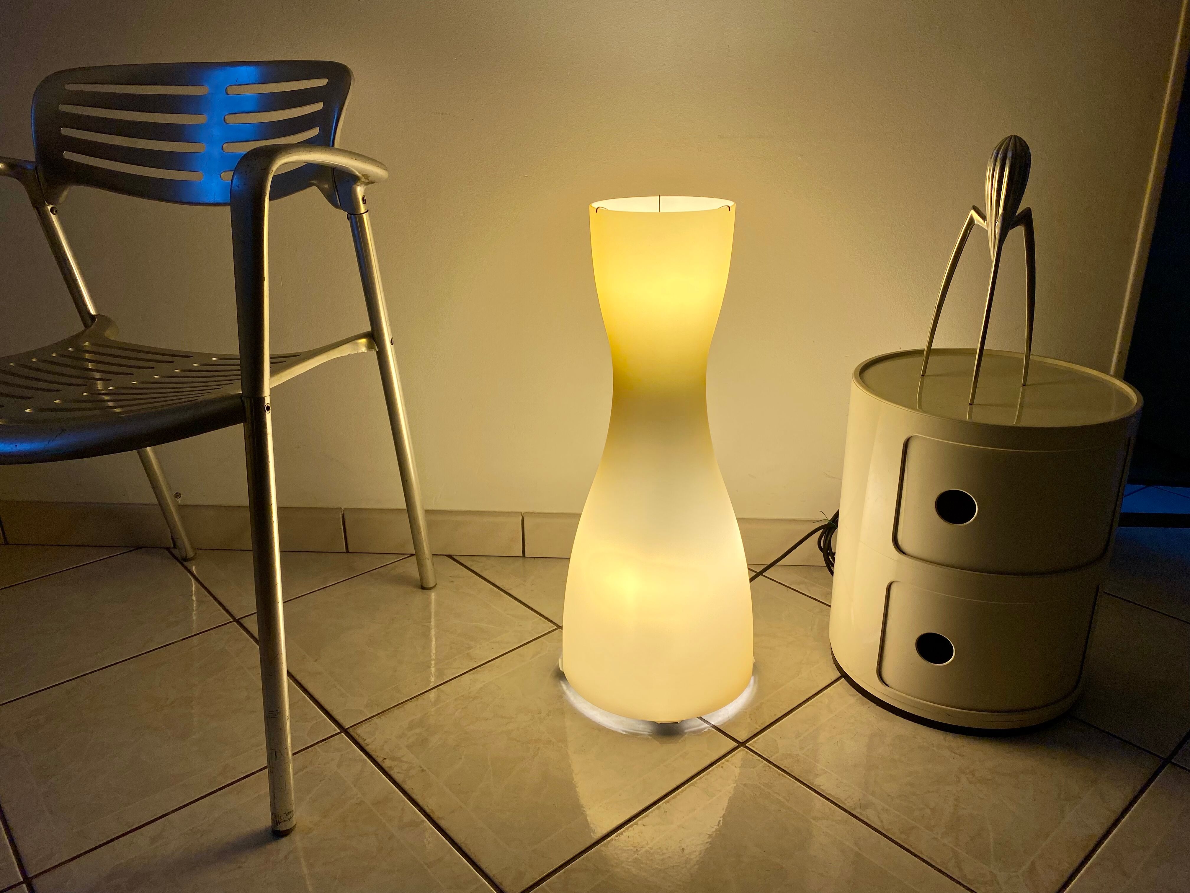 Large lamp Foscarini Dress 07 design Defne Koz & Marco Susani 1995 blown glass