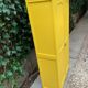 Armoire parisienne jaune poudrée 1950.