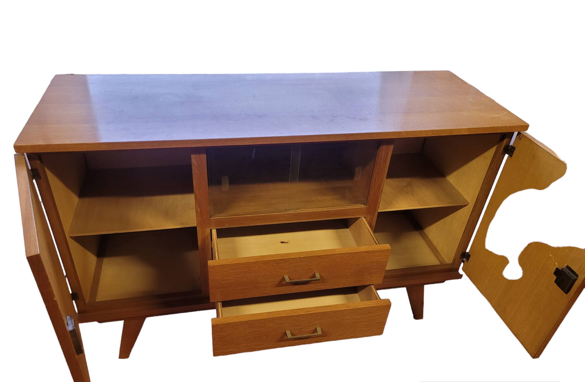 Vintage 60s oak sideboard