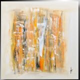 Abstract painting table