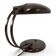 Hillebrand Bronzed Table Lamp by Egon Hillebrand, 1960