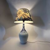 Bjørn Wiinblad for Rosenthal Germany ceramic floral floor / table lamp , 1970s